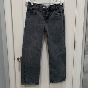 Levi’s 550 relaxed black denim jeans